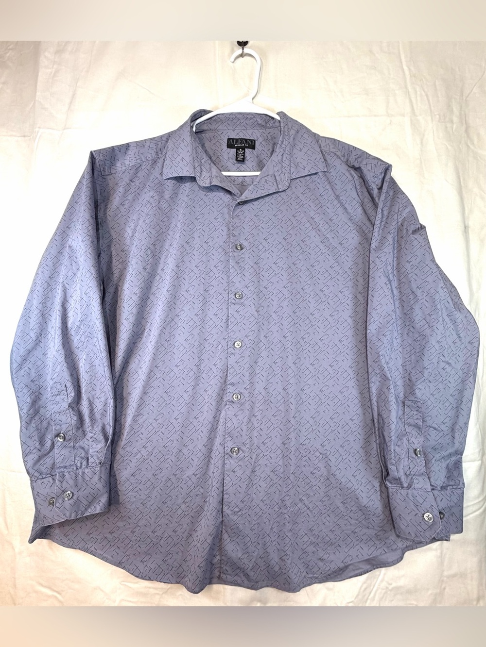 Alfani Men’s Lavender Geometric Dress Shirt